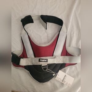 Red and Black Dog Harness